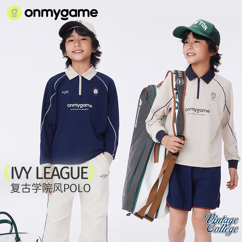 男女童长袖POLO衫儿童长袖T恤