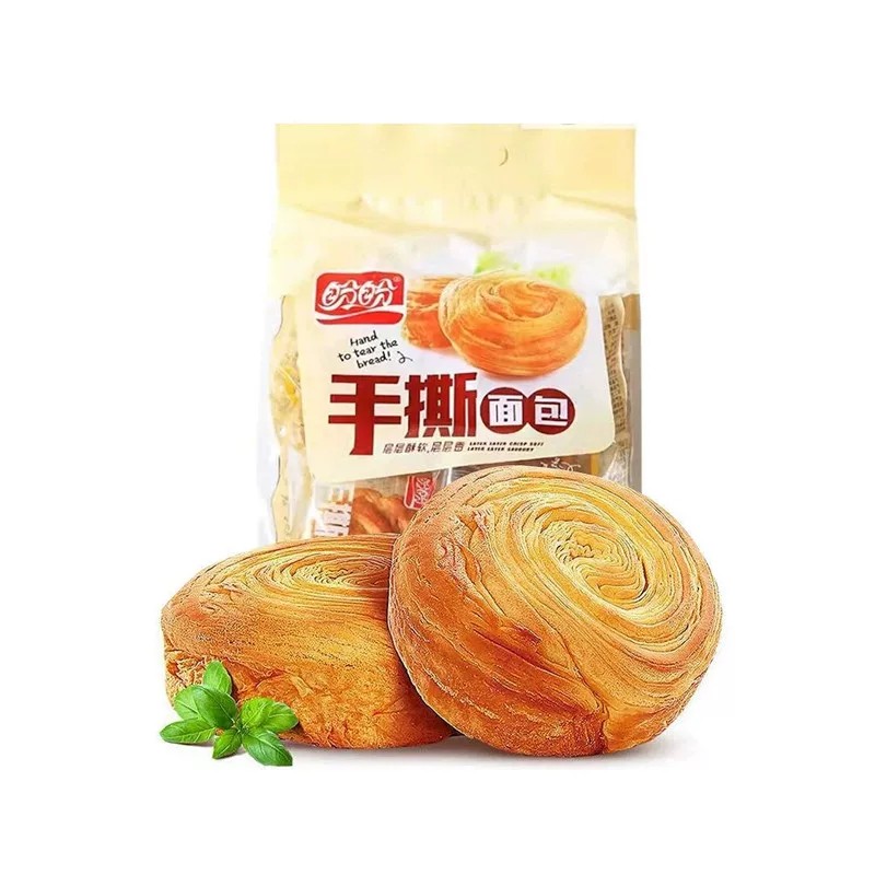 盼盼手撕面包320g原麦早餐糕点袋装休闲零食下午茶好吃的办公室