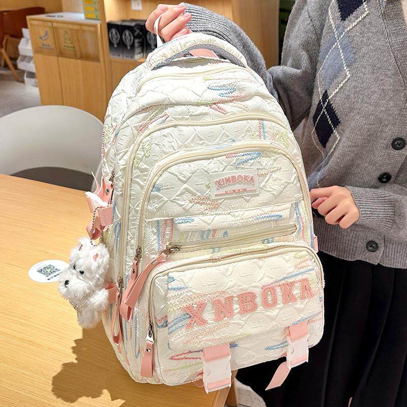 儿童书包女生小学生一年级初中生高中高颜值背包大学生多层双肩包,箱包皮具/热销女包/男包,双肩背包,淘宝优惠券,粉丝福利购,淘宝优惠卷