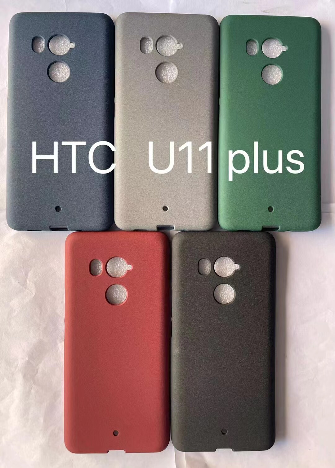 适用HTC U11-PLUS手机壳U12-life软保护套plus磨砂防滑d20-plus纯色硅胶套轻薄手感好