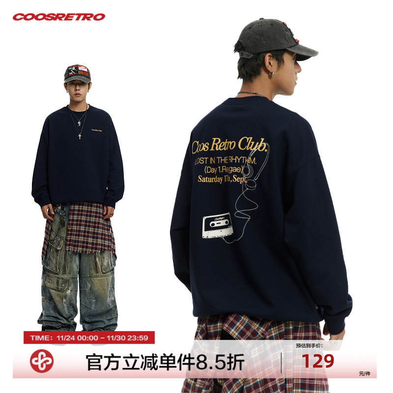 CoosRetro圆领重磅卫衣