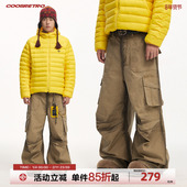 裤 CoosRetro 男士 潮牌复古水洗做旧喷染立体口袋结构工装 春季 新款