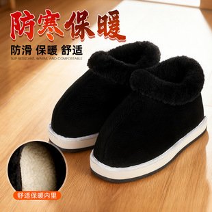 鸡婆鞋手工老太太一脚蹬棉鞋冬季加厚保暖防滑居家东北老式中老