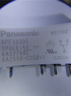 原装进口真品现货松下继电器APF30305-5V：APF30306-6V新货