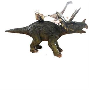 仿真三角龙骑乘室外恐龙景观展览投币互动模型制作益智