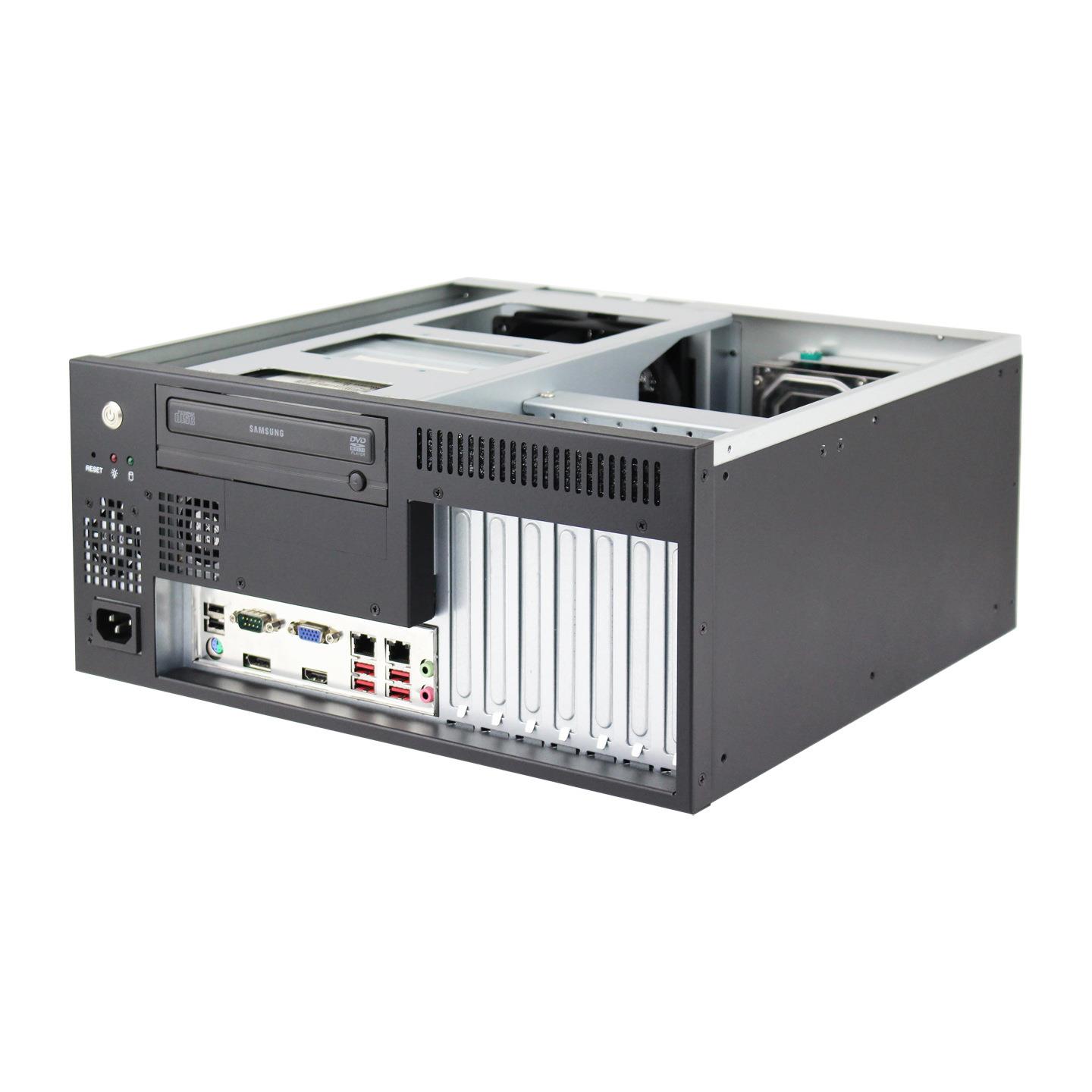 拓普龙工控七槽壁挂机箱 支持ATX主板flex1U电源 研华IPC7120同款