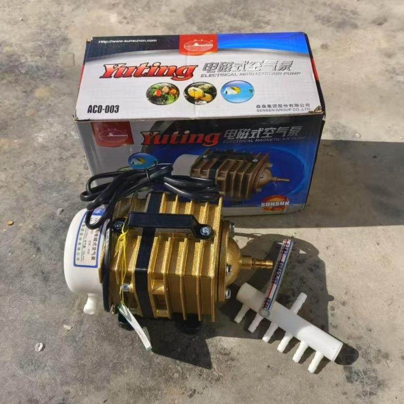 ACO-003多孔电磁式空气泵增氧泵氧气泵鱼缸水族箱冲氧泵45W