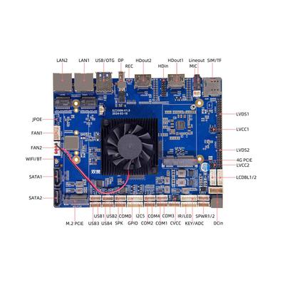 瑞芯微RK3588安卓主板 机器人售货广告机3A游戏机 工控主板开发板