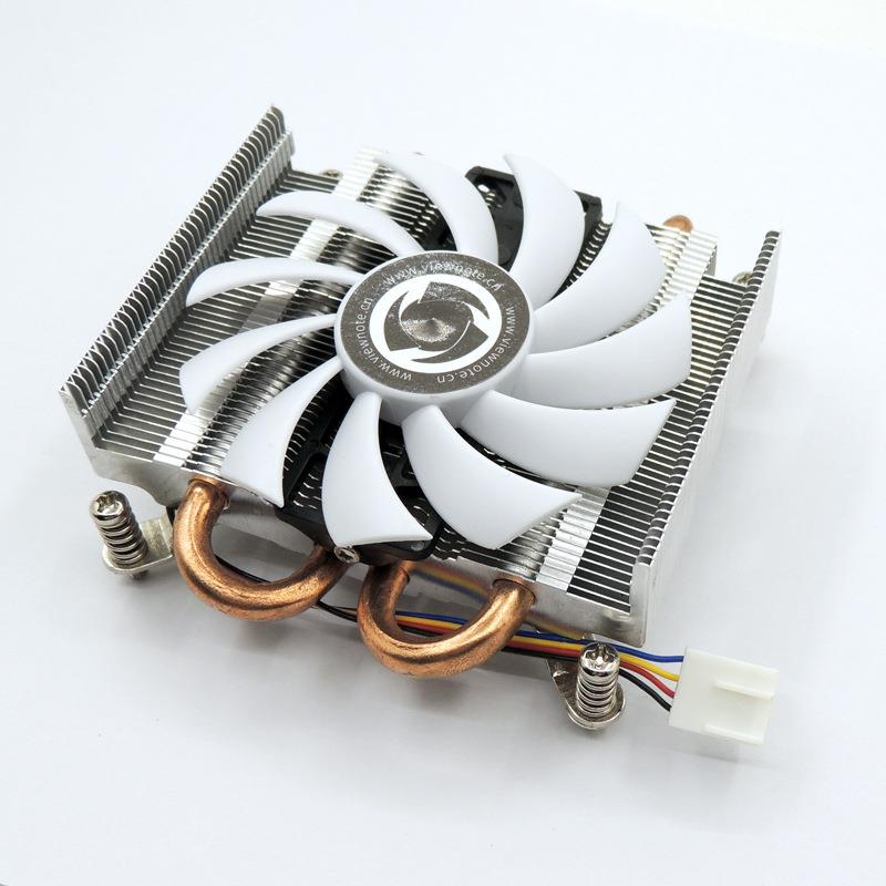 JUBOX7高速CPU散热器双热管静音风扇1151 1150兼容强劲散热
