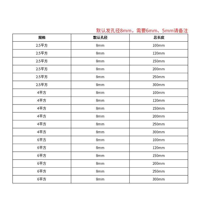 紫铜桥架跨接线黄绿双色接地线太阳能光伏板接地线2.5/4/6平方