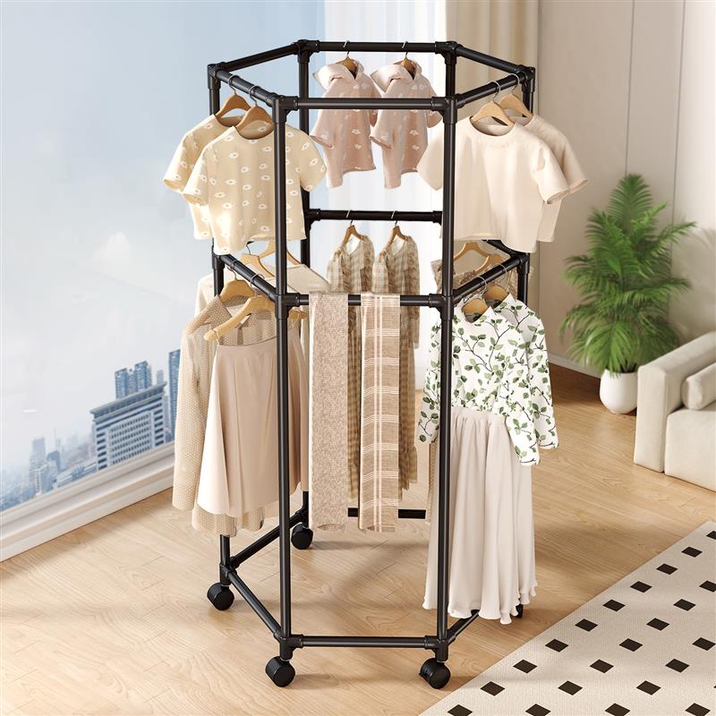 简易晾衣架落地家用阳台室