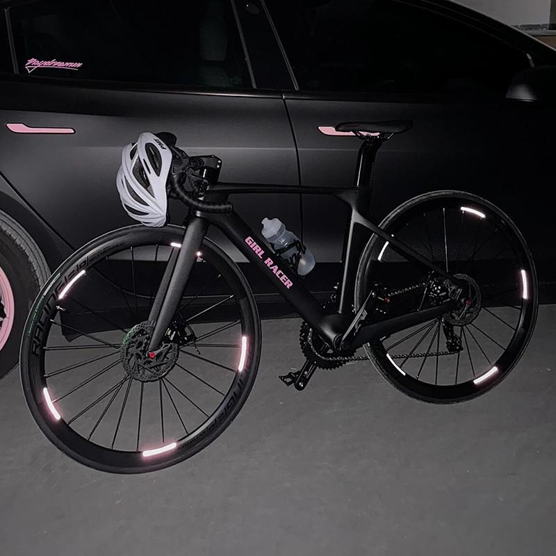 专用喜德盛自行车rc200/300/500rt180/280/380装饰警示反光贴