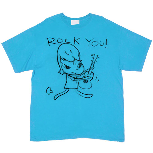 网络流浪汉ins风设计师插画罕见奈良美智宽松T恤中性风学生短袖