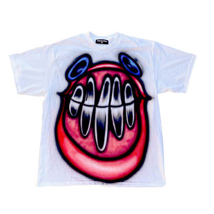 Graffiti spray painting涂鸦喷绘2000s shirt Y2K gothgirl短袖