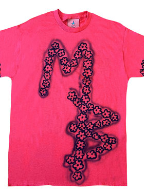 Inkjet printing喷绘blackred黑红Hippies说唱hiphop短袖teeshirt