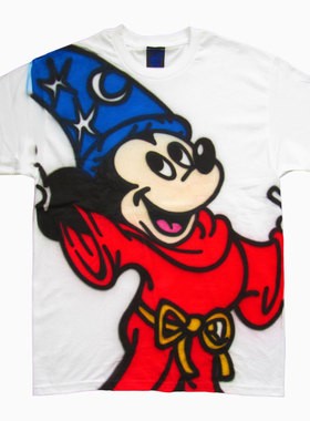 Graffiti涂鸦米奇MickeyLooneyTunes翠迪Tweety滑板短袖amekaji