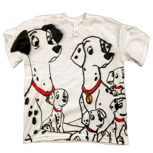 斑点狗Dalmatian涂鸦喷绘Graffiti spray painting短袖gothgirl