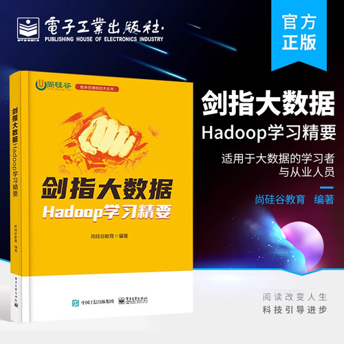 剑指大数据 Hadoop学习精要 尚硅谷教育 正版 电子工业出版社 基于Hadoop3.1.3HDFS MapReduce YARN的内核原理和调优方法教程hmcy
