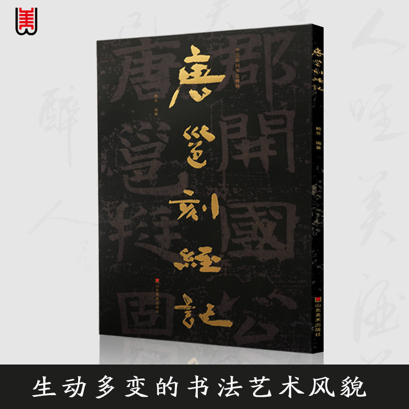 中国石刻书法精粹 唐邕刻经记 赖非 中国传统艺术经典书系 摩崖石刻隶意楷书书法演变碑刻研究字帖临摹 山东美术出版社cm