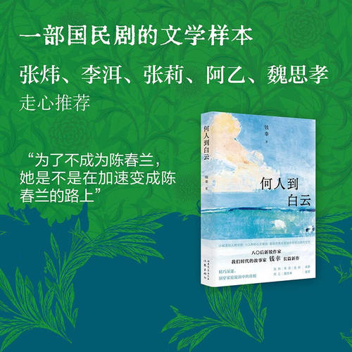 何人到白云 钱幸 山东文艺出版社 我们时代的故事家华语青年作家奖得主《皮影》作者钱幸长篇新作 一部以悬疑为包裹的世情小说
