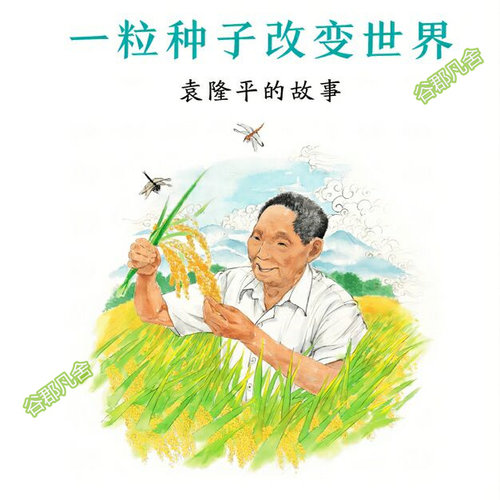 一粒种子改变世界绘本PPT关于袁隆平的故事珍惜世界粮食日电子版