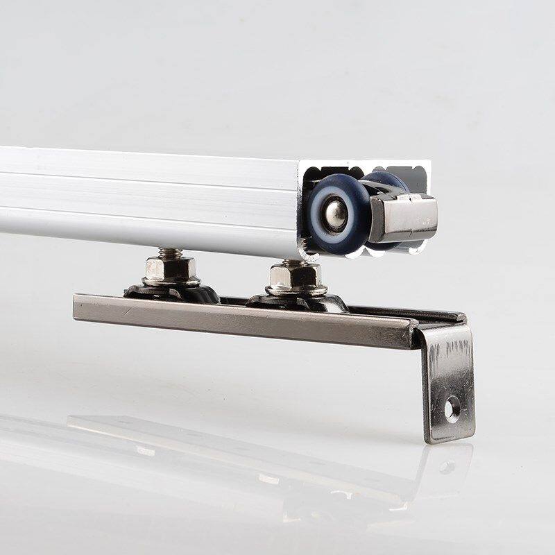 门双吊轨玻璃门折叠推拉门滑移c滑轮吊轨吊轮导轨轨门轨道滑道