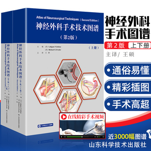 领券立减 上下册系统疾病诊断学脊髓损伤康复神经科学基础生物学临床解剖学原则及术后护理山东科学 第2二版 神经外科手术技术图谱