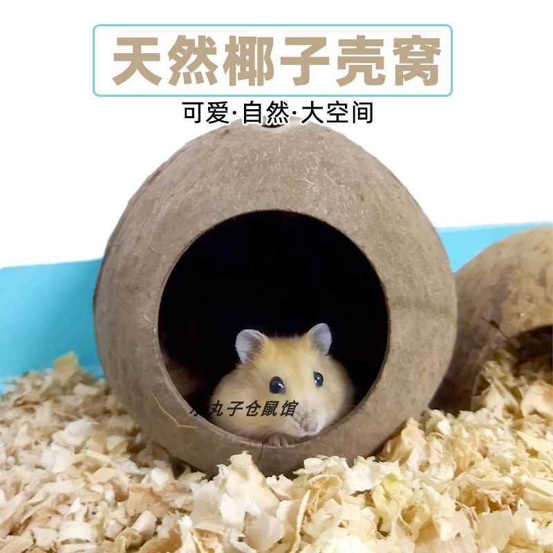 椰子壳仓鼠窝睡窝金丝熊窝躲避屋可爱造景保暖小房子过冬窝半圆窝,宠物/宠物食品及用品,窝,淘宝优惠券,粉丝福利购,淘宝优惠卷