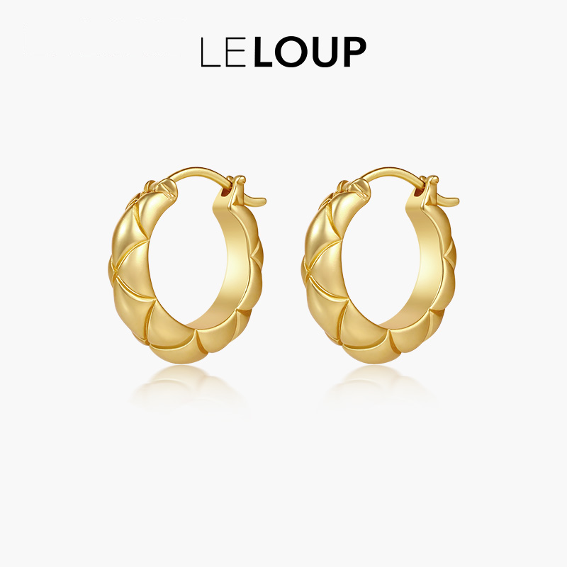 LELOUP小众高级感耳环耳扣耳圈