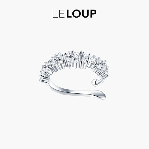 leloup【碎冰系列】闪钻碎冰耳夹