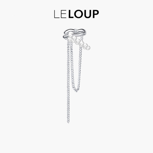 LELOUP【弥漫系列】珍珠流苏耳夹