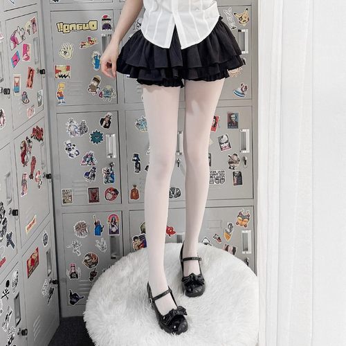 白丝连裤打底袜JK肤色薄款80d不透丝袜厚黑纯欲春夏显瘦日系学姐