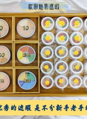可退换！诚意价|歌剧魅影遮瑕小样遮瑕盘试色三色6号1号黑眼圈