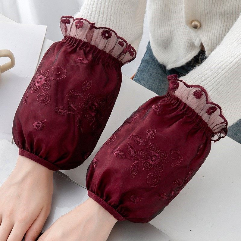 蕾丝袖套女士2026新款秋冬季红色羽绒服套袖耐脏防脏袖头成人护袖,服饰配件/皮带/帽子/围巾,手套,淘宝优惠券,粉丝福利购,淘宝优惠卷