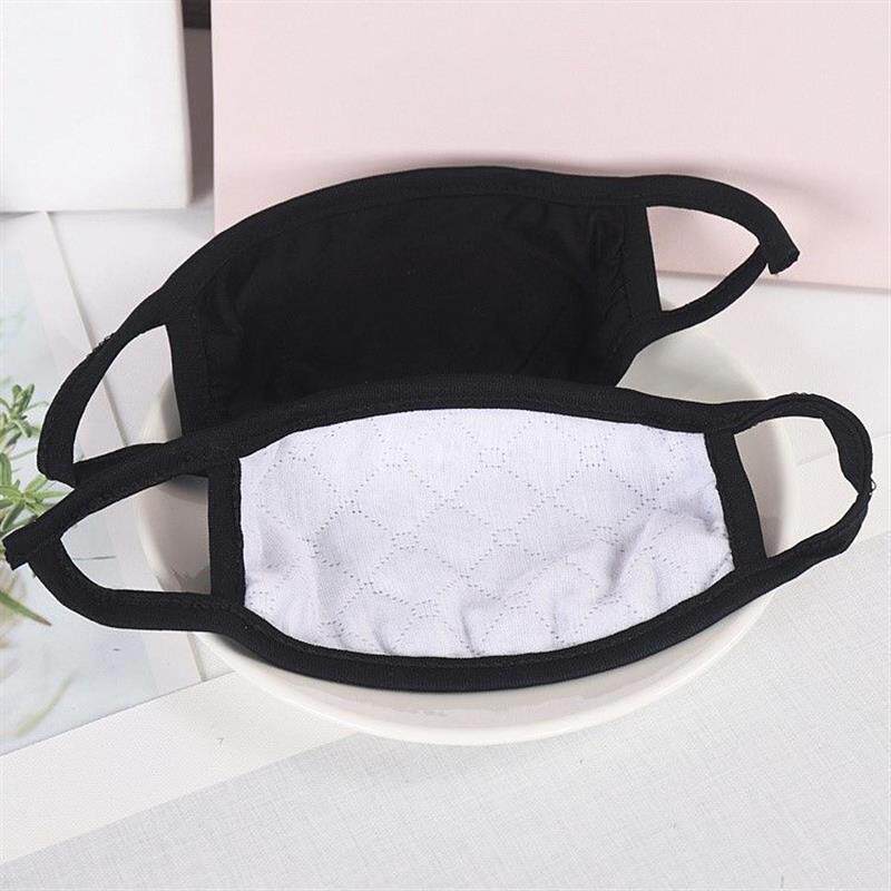 棉布口罩可水洗黑色纯棉冬季男女情侣防尘透气防雾保暖眼角霾护加