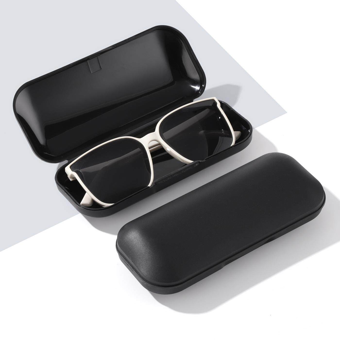 墨镜收纳盒塑料眼镜盒磨砂pp塑料黑色抗压抗摔太阳镜框架眼镜包装