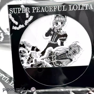 哥特的Lolita-日本插画师ISEYA原创亚文化动漫周边oc人物插画贴纸