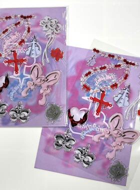 创意首饰贴纸-走走岛原创二次元动漫周边A6首饰创意3D立体贴纸