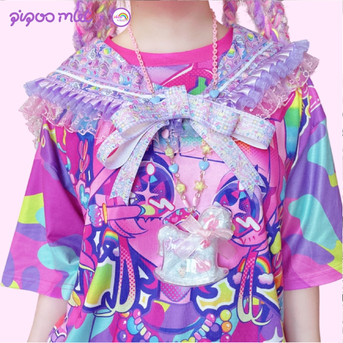 PiPOO原宿风手作Lolita穿搭假领