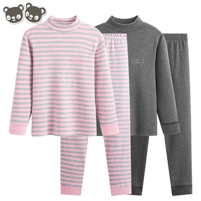 儿童保暖衣套装女童纯棉秋衣秋裤