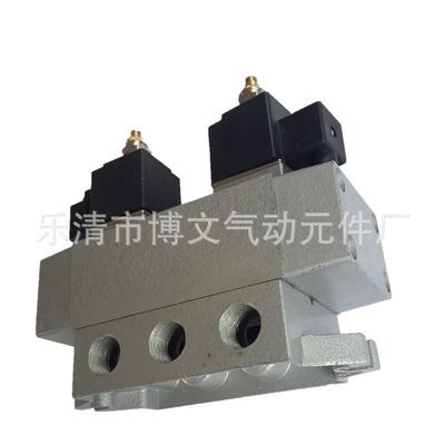 K35D2H-25三位五通1寸DN25电控换向滑阀 气动电磁阀K35D2-25