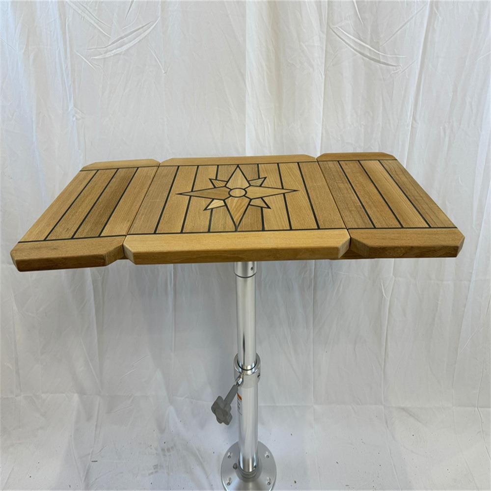 折叠柚木桌面830/415x392mm 游艇房车船舶配件 跨境电商热销