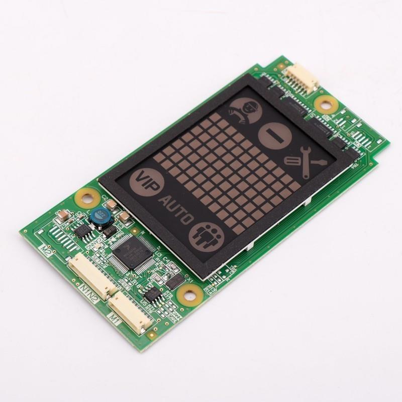 三菱电梯配件凌云-3外呼盒 P366727B000G01L01 G02显示板面板现货