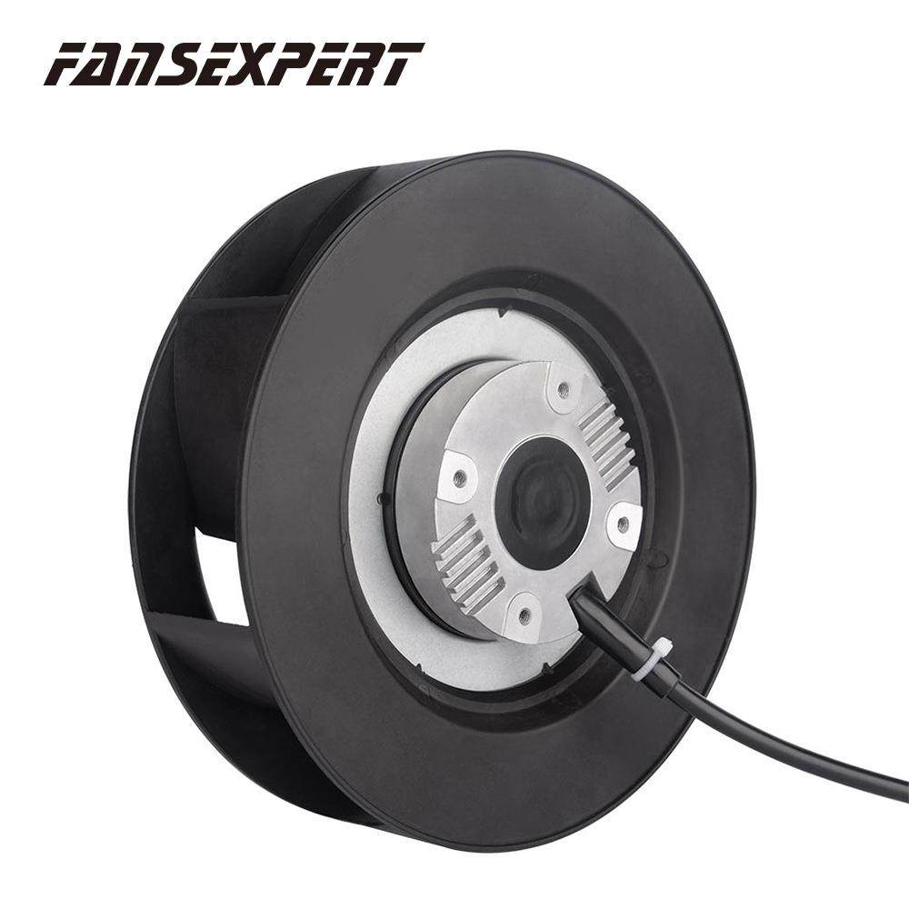 175外转子后向机柜空调风机 DC后向离心风机空调离心风机风扇