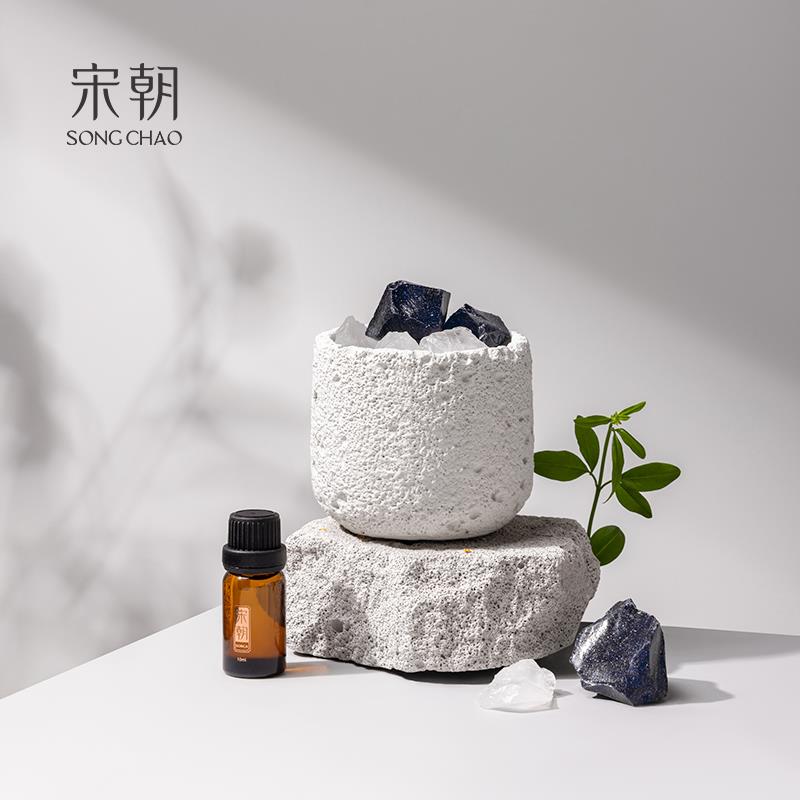 【宋朝】冷山系列扩香石香薰蜡烛-团