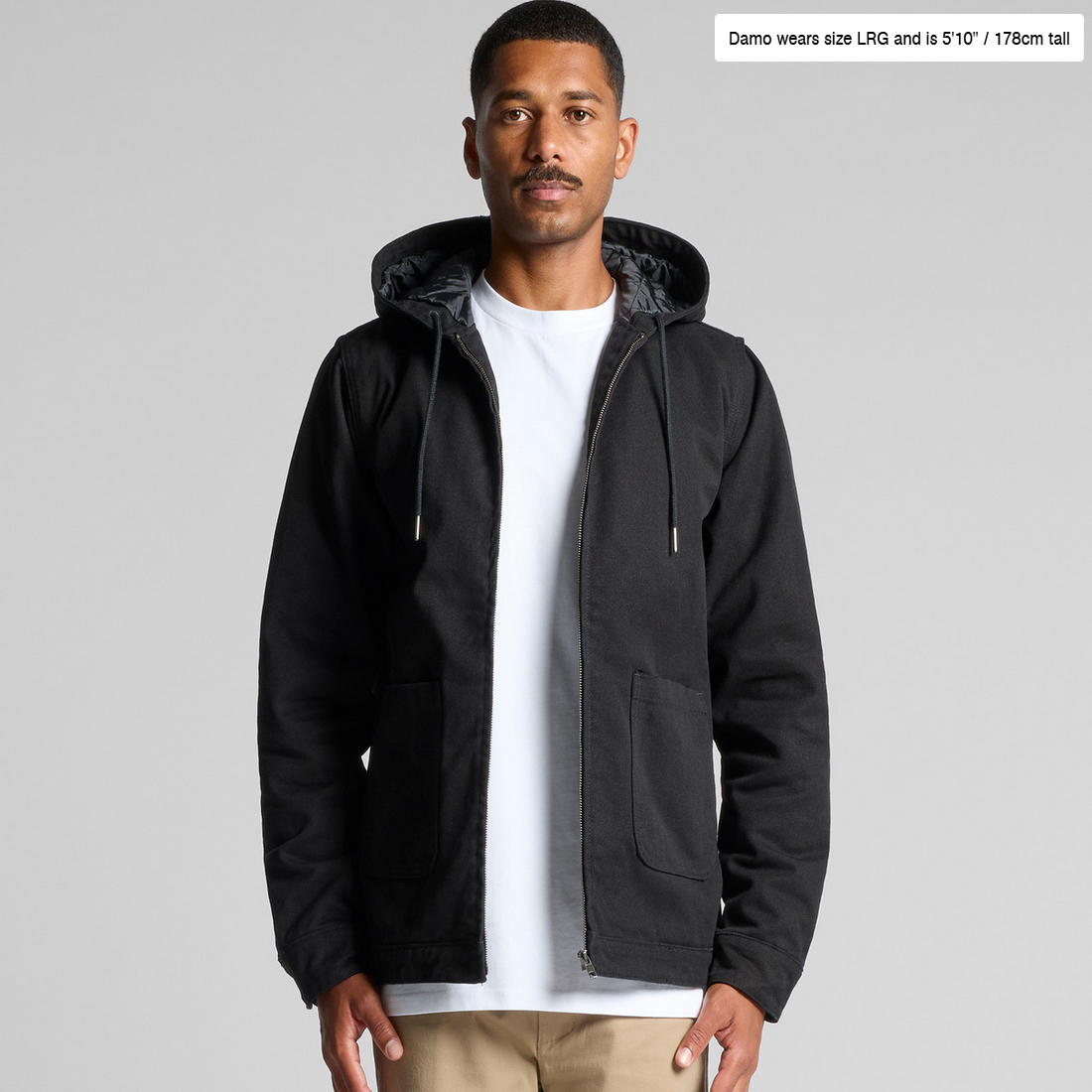 J41美式重磅连帽棉衣外套