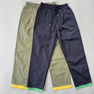 纯色挽脚长裤 裤 潮 弹力腰春秋野外露营工装 山系户外防水机能休闲裤