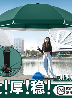 太阳伞遮阳大型户外摆摊伞大号商用防晒大雨伞庭院圆伞雨棚地摊伞