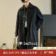 毛呢外套 高级感厚款 秋冬季 过膝长款 海上公路苏丽圈圈羊驼大衣男士