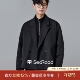 薄款 海上公路可拆卸风衣男士 25年秋季 A字廓形双排扣黑色休闲外套